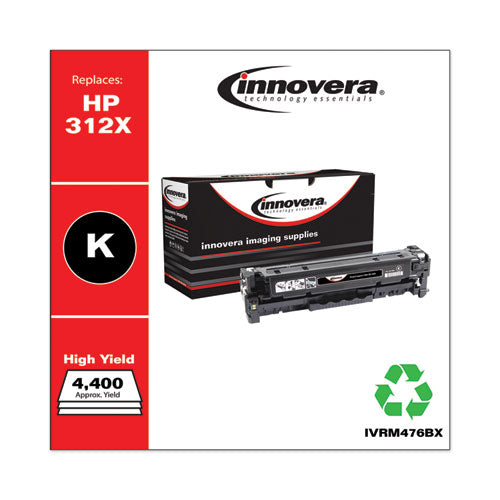 Innovera® wholesale. Remanufactured Black High-yield Toner, Replacement For Hp 312x (cf380x), 4,400 Page-yield. HSD Wholesale: Janitorial Supplies, Breakroom Supplies, Office Supplies.