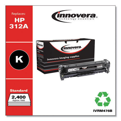 Innovera® wholesale. Remanufactured Black Toner, Replacement For Hp 312a (cf380a), 2,400 Page-yield. HSD Wholesale: Janitorial Supplies, Breakroom Supplies, Office Supplies.