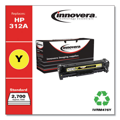 Innovera® wholesale. Remanufactured Yellow Toner, Replacement For Hp 312a (cf382a), 2,700 Page-yield. HSD Wholesale: Janitorial Supplies, Breakroom Supplies, Office Supplies.