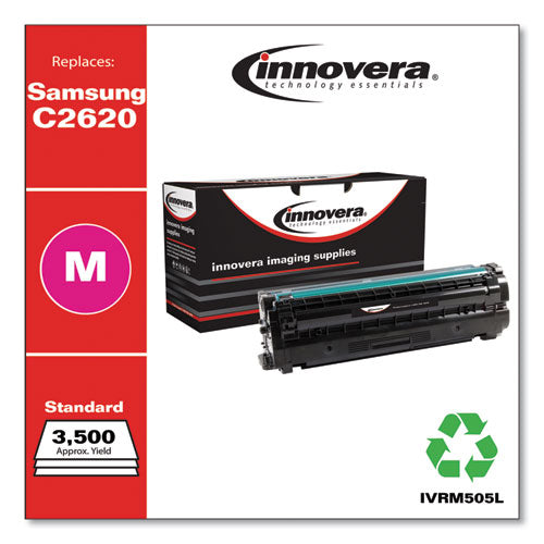 Innovera® wholesale. Remanufactured Magenta High-yield Toner, Replacement For Samsung Clt-m505l (su304a), 3,500 Page-yield. HSD Wholesale: Janitorial Supplies, Breakroom Supplies, Office Supplies.