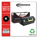 Innovera® wholesale. Remanufactured Black High-yield Toner, Replacement For Lexmark Ms710-mx710, 25,000 Page-yield. HSD Wholesale: Janitorial Supplies, Breakroom Supplies, Office Supplies.