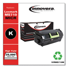 Load image into Gallery viewer, Innovera® wholesale. Remanufactured Black High-yield Micr Toner, Replacement For Lexmark Ms710m (52d0ha0), 25,000 Page-yield. HSD Wholesale: Janitorial Supplies, Breakroom Supplies, Office Supplies.