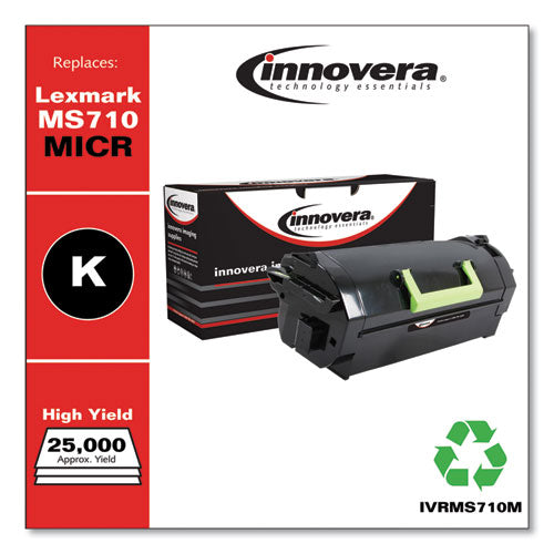 Innovera® wholesale. Remanufactured Black High-yield Micr Toner, Replacement For Lexmark Ms710m (52d0ha0), 25,000 Page-yield. HSD Wholesale: Janitorial Supplies, Breakroom Supplies, Office Supplies.