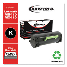 Load image into Gallery viewer, Innovera® wholesale. Remanufactured Black Ultra High-yield Toner, Replacement For Lexmark Ms410-mx410, 10,000 Page-yield. HSD Wholesale: Janitorial Supplies, Breakroom Supplies, Office Supplies.