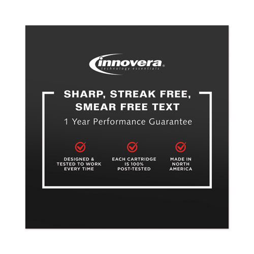 Innovera® wholesale. Remanufactured Black High-yield Ink, Replacement For Hp 932xl (cn053a), 1,000 Page-yield. HSD Wholesale: Janitorial Supplies, Breakroom Supplies, Office Supplies.