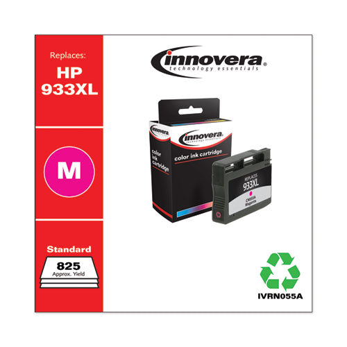 Innovera® wholesale. Remanufactured Magenta High-yield Ink, Replacement For Hp 933xl (cn055a), 825 Page-yield. HSD Wholesale: Janitorial Supplies, Breakroom Supplies, Office Supplies.