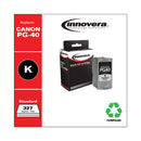 Innovera® wholesale. Remanufactured Black Ink, Replacement For Canon Pg-40 (0615b002), 327 Page-yield. HSD Wholesale: Janitorial Supplies, Breakroom Supplies, Office Supplies.