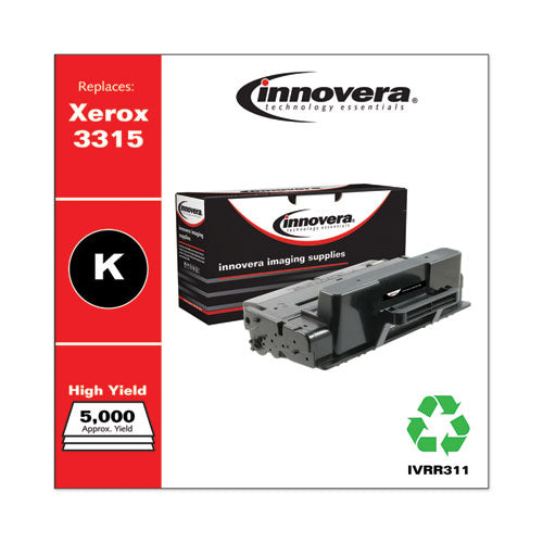 Innovera® wholesale. Remanufactured Black High-yield Toner, Replacement For Xerox 3315 (106r02311), 5,000 Page-yield. HSD Wholesale: Janitorial Supplies, Breakroom Supplies, Office Supplies.