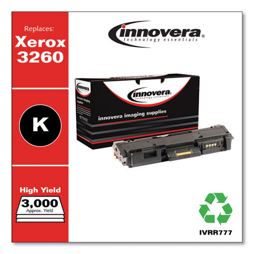 Innovera® wholesale. Remanufactured Black High-yield Toner, Replacement For Xerox 106r02777, 3,000 Page-yield. HSD Wholesale: Janitorial Supplies, Breakroom Supplies, Office Supplies.