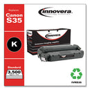 Innovera® wholesale. Remanufactured Black Toner, Replacement For Canon S35 (7833a001aa), 3,500 Page-yield. HSD Wholesale: Janitorial Supplies, Breakroom Supplies, Office Supplies.