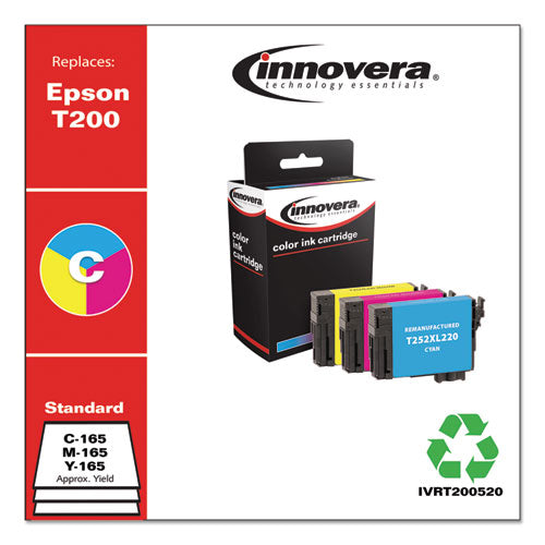 Innovera® wholesale. Remanufactured Cyan-magenta-yellow Ink, Replacement For Epson T200 (t200520), 165 Page-yield. HSD Wholesale: Janitorial Supplies, Breakroom Supplies, Office Supplies.