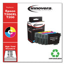 Innovera® wholesale. Remanufactured Black-cyan-magenta-yellow Ink, Replacement For Epson T200xl-t200 (t200xl-bcs), 500-165 Page-yield. HSD Wholesale: Janitorial Supplies, Breakroom Supplies, Office Supplies.