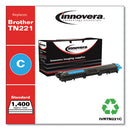 Innovera® wholesale. Remanufactured Cyan Toner, Replacement For Brother Tn221c, 1,400 Page-yield. HSD Wholesale: Janitorial Supplies, Breakroom Supplies, Office Supplies.