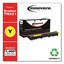 Innovera® wholesale. Remanufactured Yellow Toner, Replacement For Brother Tn221y, 1,400 Page-yield. HSD Wholesale: Janitorial Supplies, Breakroom Supplies, Office Supplies.
