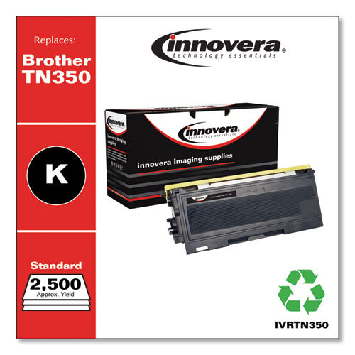 Innovera® wholesale. Remanufactured Black Toner, Replacement For Brother Tn350, 2,500 Page-yield. HSD Wholesale: Janitorial Supplies, Breakroom Supplies, Office Supplies.