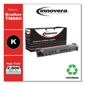 Innovera® wholesale. Remanufactured Black High-yield Toner, Replacement For Brother Tn660, 2,600 Page-yield. HSD Wholesale: Janitorial Supplies, Breakroom Supplies, Office Supplies.