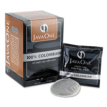 Load image into Gallery viewer, Java One® wholesale. Coffee Pods, Colombian Supremo, Single Cup, 14-box. HSD Wholesale: Janitorial Supplies, Breakroom Supplies, Office Supplies.