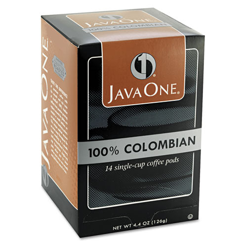 Java One® wholesale. Coffee Pods, Colombian Supremo, Single Cup, 14-box. HSD Wholesale: Janitorial Supplies, Breakroom Supplies, Office Supplies.
