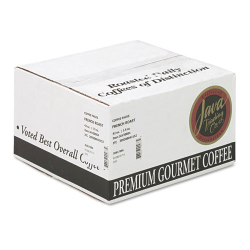 Distant Lands Coffee wholesale. Coffee Portion Packs, 1.5oz Packs, French Roast, 42-carton. HSD Wholesale: Janitorial Supplies, Breakroom Supplies, Office Supplies.