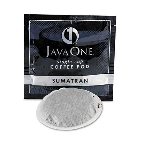 Java One® wholesale. Coffee Pods, Sumatra Mandheling, Single Cup, 14-box. HSD Wholesale: Janitorial Supplies, Breakroom Supplies, Office Supplies.