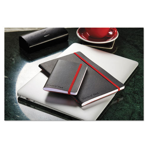 Black n' Red™ wholesale. Black Soft Cover Notebook, Wide-legal Rule, Black Cover, 8.25 X 5.75, 71 Sheets. HSD Wholesale: Janitorial Supplies, Breakroom Supplies, Office Supplies.