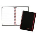 Black n' Red™ wholesale. Twin Wire Poly Cover Notebook, Wide-legal Rule, Black Cover, 8.25 X 5.68, 70 Sheets. HSD Wholesale: Janitorial Supplies, Breakroom Supplies, Office Supplies.
