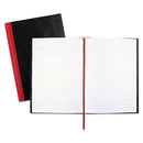Black n' Red™ wholesale. Casebound Notebooks, Wide-legal Rule, Black Cover, 8.25 X 5.68, 96 Sheets. HSD Wholesale: Janitorial Supplies, Breakroom Supplies, Office Supplies.