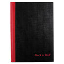 Black n' Red™ wholesale. Casebound Notebooks, Wide-legal Rule, Black Cover, 8.25 X 5.68, 96 Sheets. HSD Wholesale: Janitorial Supplies, Breakroom Supplies, Office Supplies.