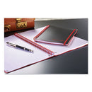 Black n' Red™ wholesale. Twin Wire Poly Cover Notebook, Wide-legal Rule, Black Cover, 11.75 X 8.25, 70 Sheets. HSD Wholesale: Janitorial Supplies, Breakroom Supplies, Office Supplies.