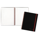 Black n' Red™ wholesale. Twin Wire Poly Cover Notebook, Wide-legal Rule, Black Cover, 11 X 8.5, 70 Sheets. HSD Wholesale: Janitorial Supplies, Breakroom Supplies, Office Supplies.