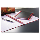 Black n' Red™ wholesale. Twin Wire Poly Cover Notebook, Wide-legal Rule, Black Cover, 11 X 8.5, 70 Sheets. HSD Wholesale: Janitorial Supplies, Breakroom Supplies, Office Supplies.