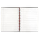 Black n' Red™ wholesale. Twin Wire Poly Cover Notebook, Wide-legal Rule, Black Cover, 11 X 8.5, 70 Sheets. HSD Wholesale: Janitorial Supplies, Breakroom Supplies, Office Supplies.