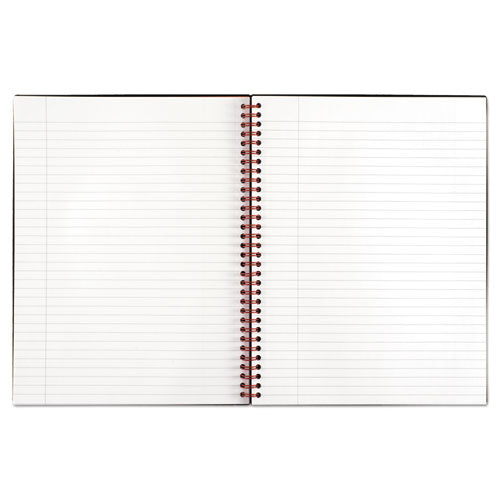 Black n' Red™ wholesale. Twin Wire Poly Cover Notebook, Wide-legal Rule, Black Cover, 11 X 8.5, 70 Sheets. HSD Wholesale: Janitorial Supplies, Breakroom Supplies, Office Supplies.