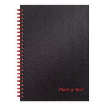 Load image into Gallery viewer, Black n&#39; Red™ wholesale. Twinwire Hardcover Notebook, Wide-legal Rule, Black Cover, 8.25 X 5.88, 70 Sheets. HSD Wholesale: Janitorial Supplies, Breakroom Supplies, Office Supplies.