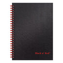 Black n' Red™ wholesale. Twinwire Hardcover Notebook, Wide-legal Rule, Black Cover, 8.25 X 5.88, 70 Sheets. HSD Wholesale: Janitorial Supplies, Breakroom Supplies, Office Supplies.