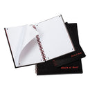 Black n' Red™ wholesale. Twinwire Hardcover Notebook, Wide-legal Rule, Black Cover, 8.25 X 5.88, 70 Sheets. HSD Wholesale: Janitorial Supplies, Breakroom Supplies, Office Supplies.