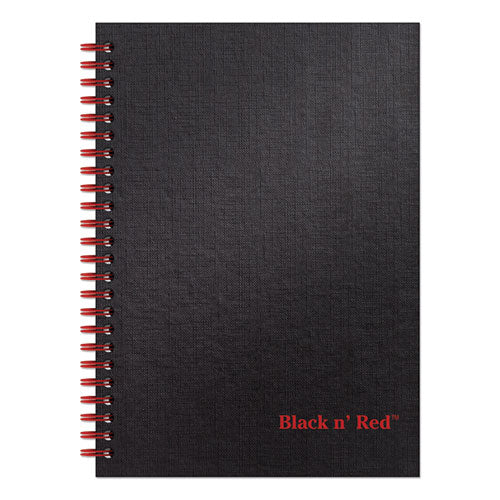 Black n' Red™ wholesale. Twinwire Hardcover Notebook, Wide-legal Rule, Black Cover, 8.25 X 5.88, 70 Sheets. HSD Wholesale: Janitorial Supplies, Breakroom Supplies, Office Supplies.