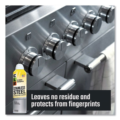 CLR® wholesale. Stainless Steel Cleaner, Citrus, 12oz Can, 6-carton. HSD Wholesale: Janitorial Supplies, Breakroom Supplies, Office Supplies.