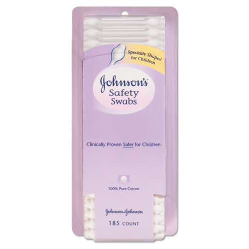 Johnson & Johnson® wholesale. Pure Cotton Swabs, Safety Swabs, 185-pack. HSD Wholesale: Janitorial Supplies, Breakroom Supplies, Office Supplies.