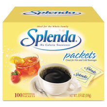 Load image into Gallery viewer, Splenda® wholesale. No Calorie Sweetener Packets, 100-box. HSD Wholesale: Janitorial Supplies, Breakroom Supplies, Office Supplies.