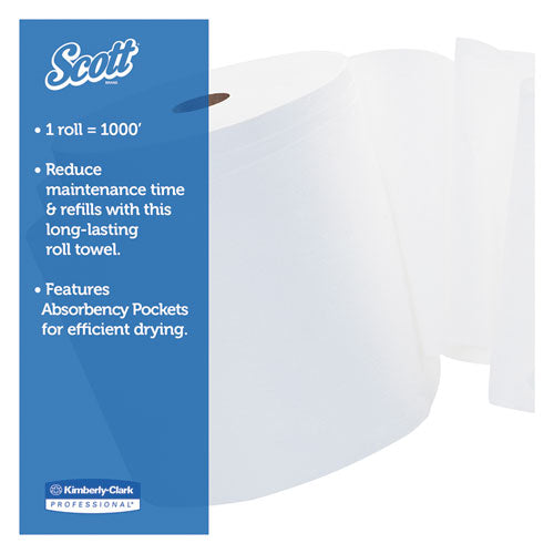 Scott® wholesale. Scott Essential High Capacity Hard Roll Towel, 1.5" Core 8 X 1000ft, White,12 Rolls-ct. HSD Wholesale: Janitorial Supplies, Breakroom Supplies, Office Supplies.