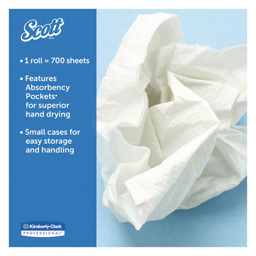 Scott® wholesale. Scott Essential Roll Control Center-pull Towels,  8 X 12, White, 700-roll, 6 Rolls-ct. HSD Wholesale: Janitorial Supplies, Breakroom Supplies, Office Supplies.