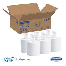 Load image into Gallery viewer, Scott® wholesale. Scott Essential Roll Control Center-pull Towels,  8 X 12, White, 700-roll, 6 Rolls-ct. HSD Wholesale: Janitorial Supplies, Breakroom Supplies, Office Supplies.