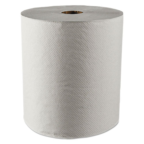 Scott® wholesale. Scott Essential 100% Recycled Fiber Hard Roll Towel, 1.5" Core,white,8" X 800ft, 12-ct. HSD Wholesale: Janitorial Supplies, Breakroom Supplies, Office Supplies.