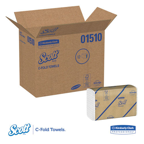 Scott® wholesale. Scott Essential C-fold Towels, Absorbency Pockets,10 1-8x13 3-20,white,200-pk,12 Pk-ct. HSD Wholesale: Janitorial Supplies, Breakroom Supplies, Office Supplies.
