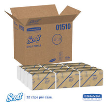 Load image into Gallery viewer, Scott® wholesale. Scott Essential C-fold Towels, Absorbency Pockets,10 1-8x13 3-20,white,200-pk,12 Pk-ct. HSD Wholesale: Janitorial Supplies, Breakroom Supplies, Office Supplies.