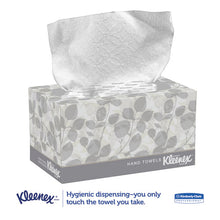 Load image into Gallery viewer, Kleenex® wholesale. Hand Towels, Pop-up Box, Cloth, 9 X 10 ½, 120-box, 18 Boxes-carton. HSD Wholesale: Janitorial Supplies, Breakroom Supplies, Office Supplies.