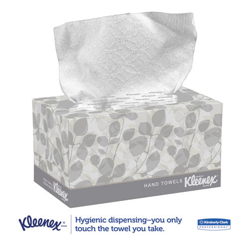 Kleenex® wholesale. Hand Towels, Pop-up Box, Cloth, 9 X 10 ½, 120-box, 18 Boxes-carton. HSD Wholesale: Janitorial Supplies, Breakroom Supplies, Office Supplies.