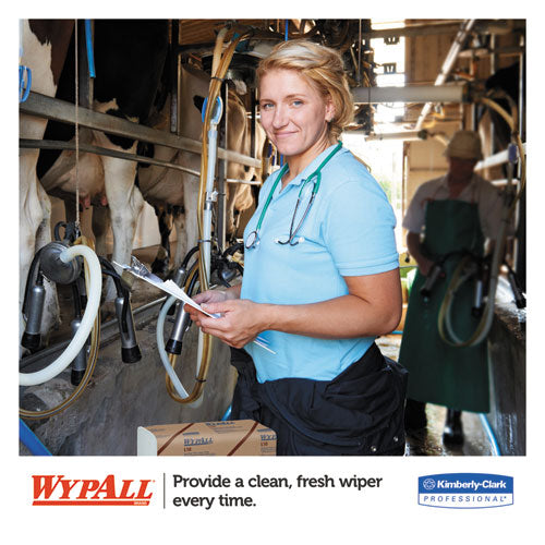 WypAll® wholesale. L10 Sani-prep Dairy Towels, Banded, 1-ply, 10 1-2 X 9 3-10, 200-pk, 12 Pk-carton. HSD Wholesale: Janitorial Supplies, Breakroom Supplies, Office Supplies.