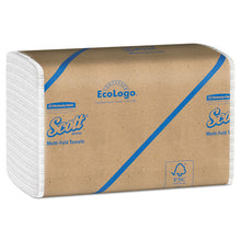 Load image into Gallery viewer, Scott® wholesale. Scott Essential 100% Recycled Fiber Multi-fold Towels ,9 1-5 X 9 2-5, 250-pk, 16 Pk-ct. HSD Wholesale: Janitorial Supplies, Breakroom Supplies, Office Supplies.